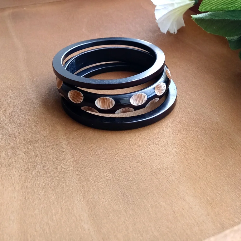 3PC Beautiful Bangle Bracelet Set - Picture 8 of 12